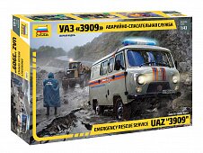 модель УАЗ 3909 Аварийно-спасательная служба